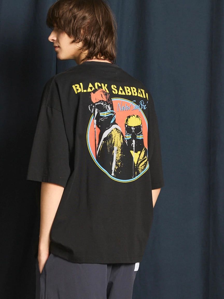 MA LABEL BY MAISON SPECIAL - ブラック サバス オーバーサイズ T