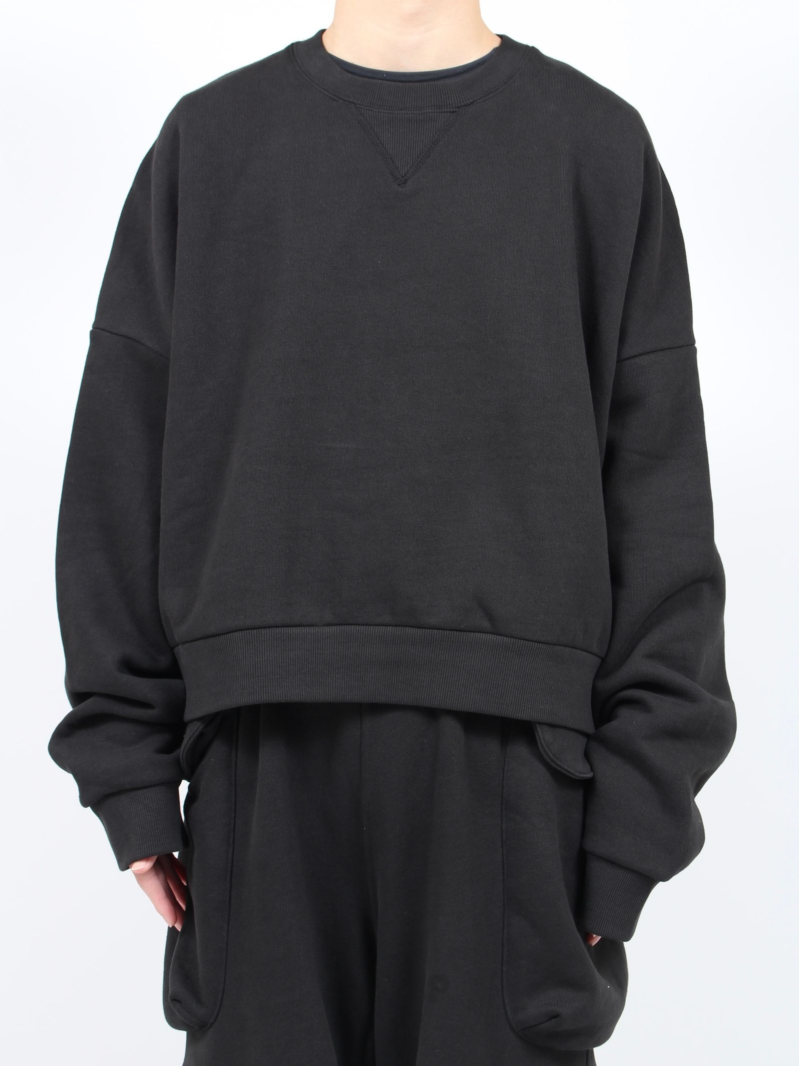 entire studios - ボックス クルー スウェット / BOX CREW / WASHED