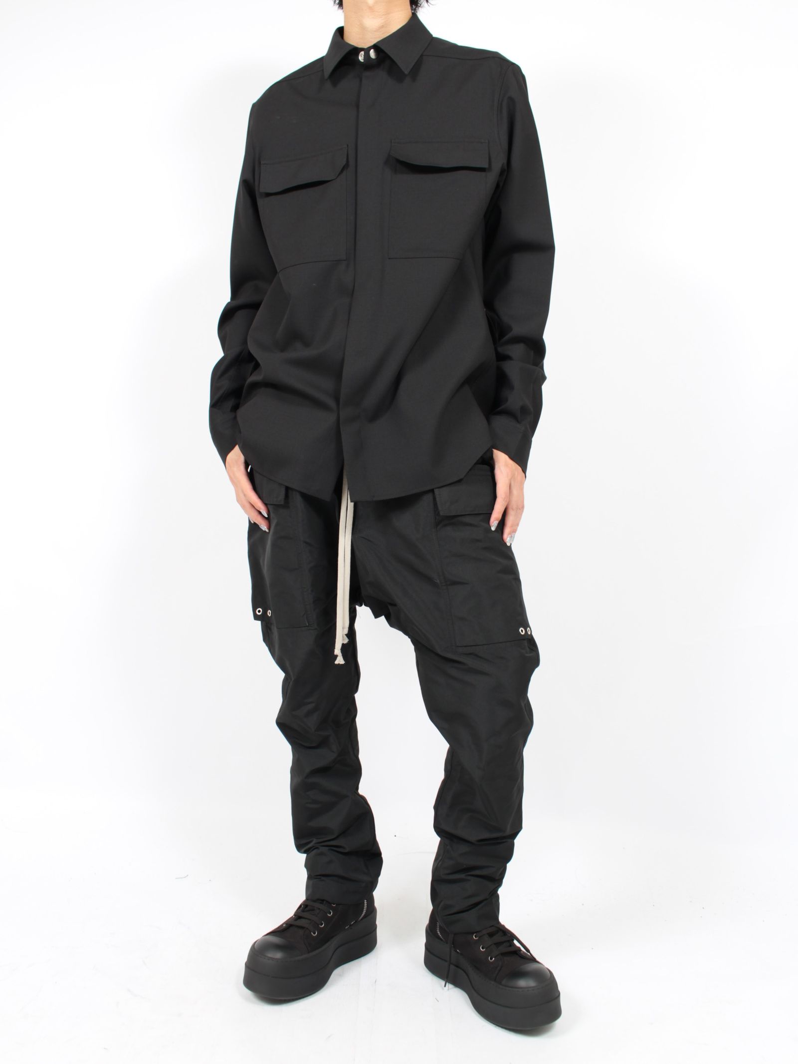 RICK OWENS - 【24AW】サルエル カーゴ ロング パンツ / CARGO LONG