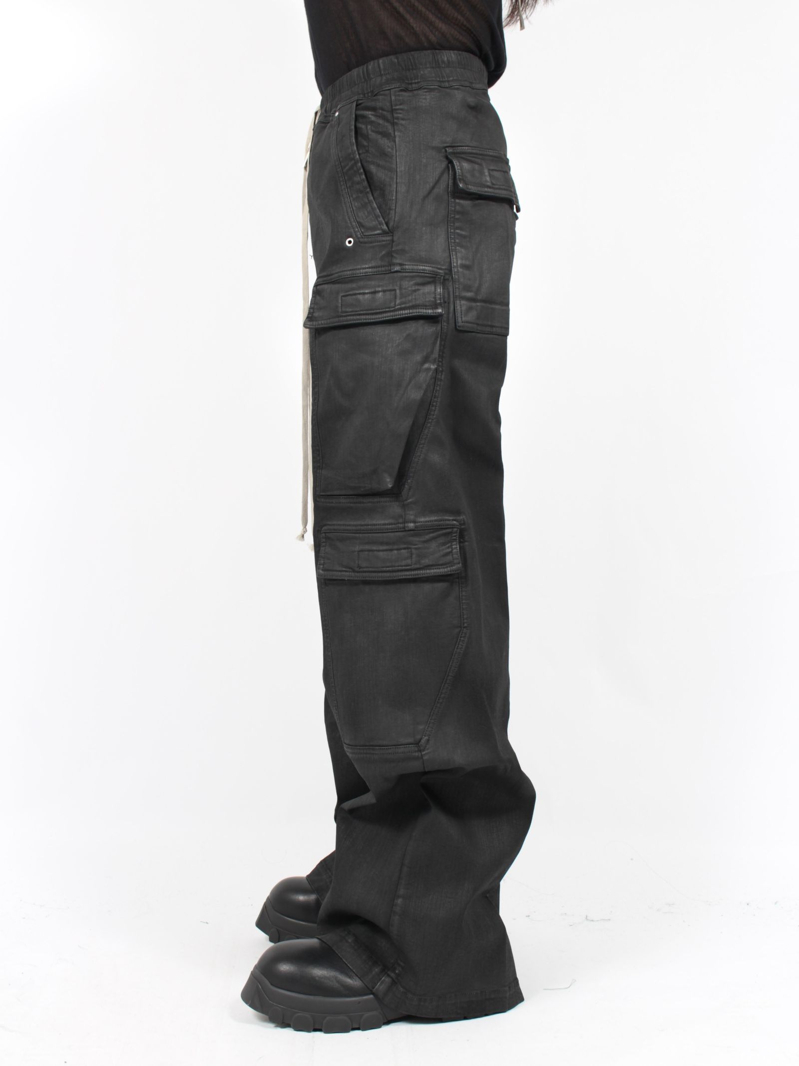 RICK OWENS DRKSHDW - 【25SS】ダブル カーゴ ジャンボ ベラパンツ