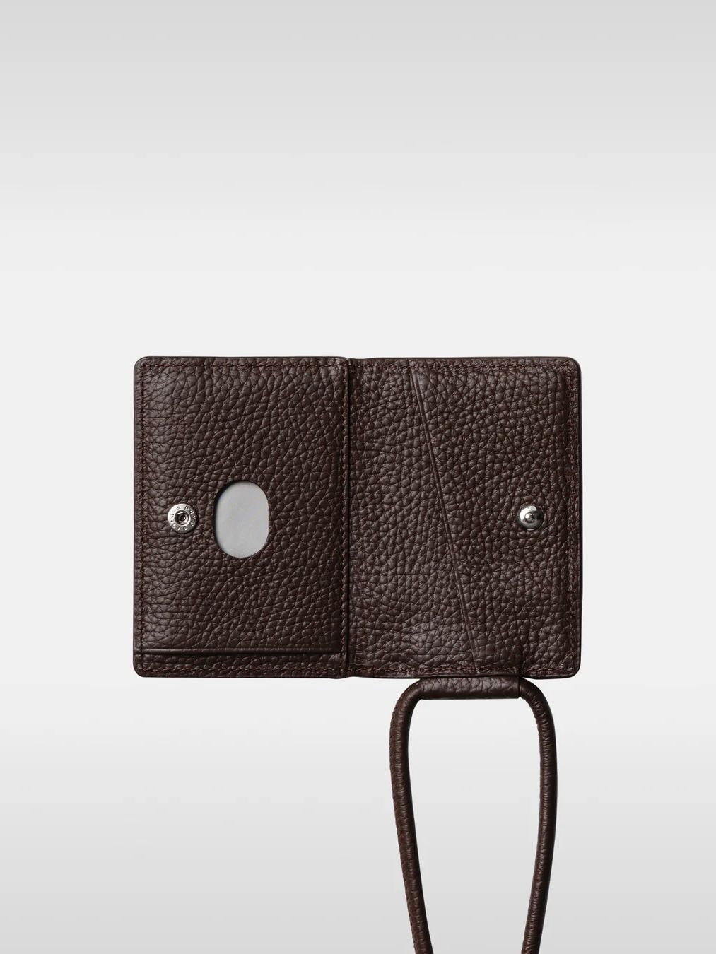 objcts.io - ストラップ付 レザー カードケース / STRAPPED ACCESORY