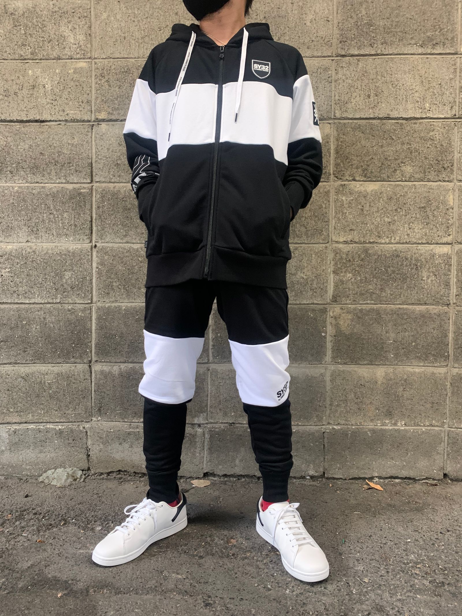 SY32 セットアップ 長袖 長ズボン Sサイズ ホワイト 新品未使用タグ