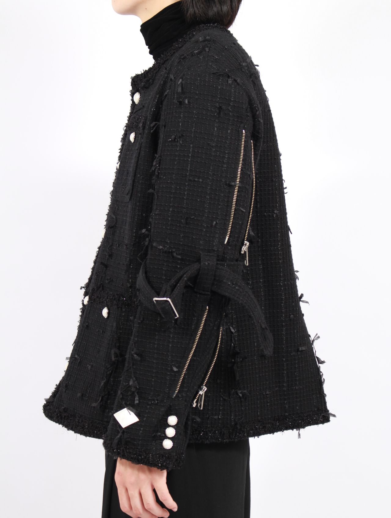 el conductorH - 【25AW】ミックス リボン ツイード ノーカラー