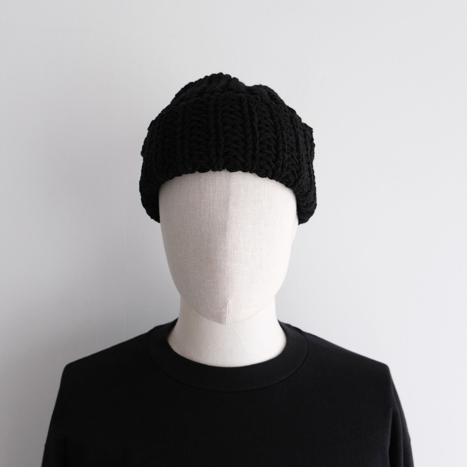 COMESANDGOES - Big Knit -ニットキャップ-（Black /ブラック