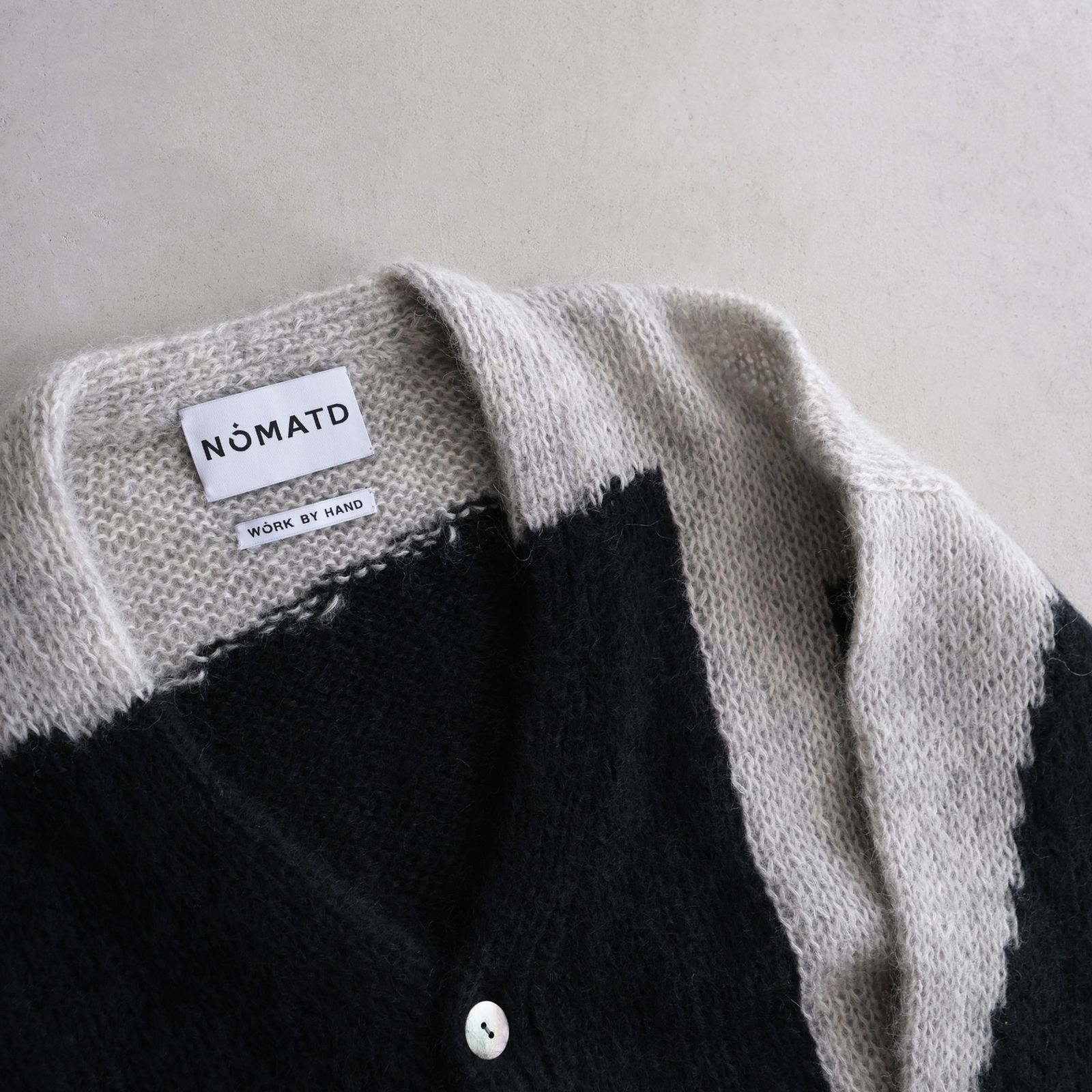 NOMARHYTHM TEXTILE - Hand Knitted Mohair Cardigan -カーディガン