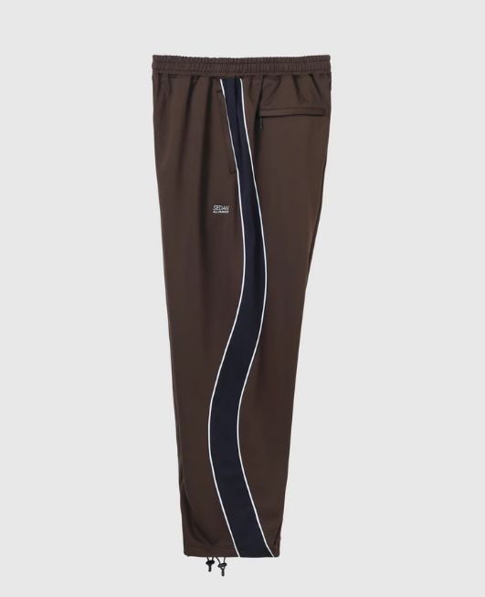 SEDAN ALL-PURPOSE - OG LOGO TRACK PANTS / Brown x Black | Stripe