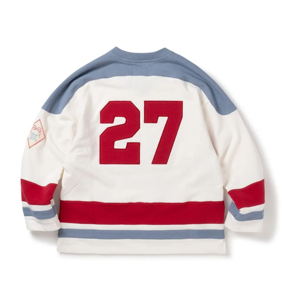 SON OF THE CHEESE - 27 HOCKEY SHIRT / WHITE / ホッケーシャツ