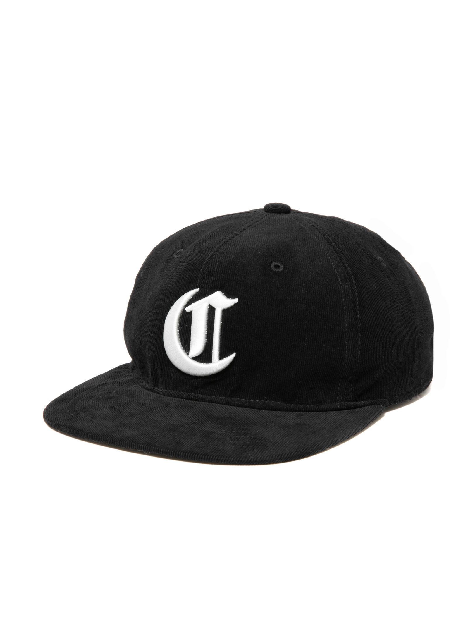 COOTIE PRODUCTIONS - Corduroy 6 Panel Cap / Black×White