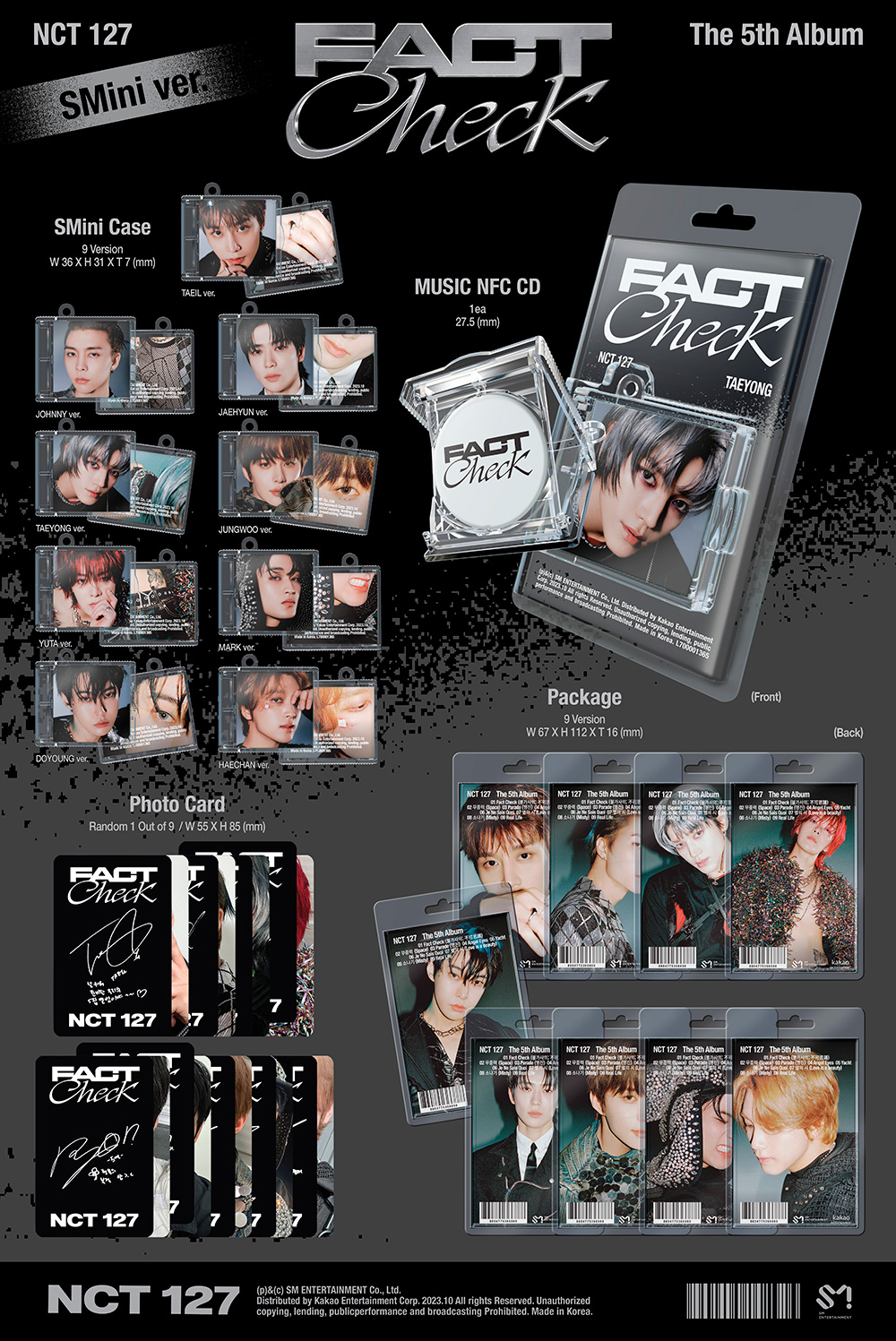 2023.10.6 on sale NCT 127 The 5th Album「Fact Check」｜mu-mo SHOP