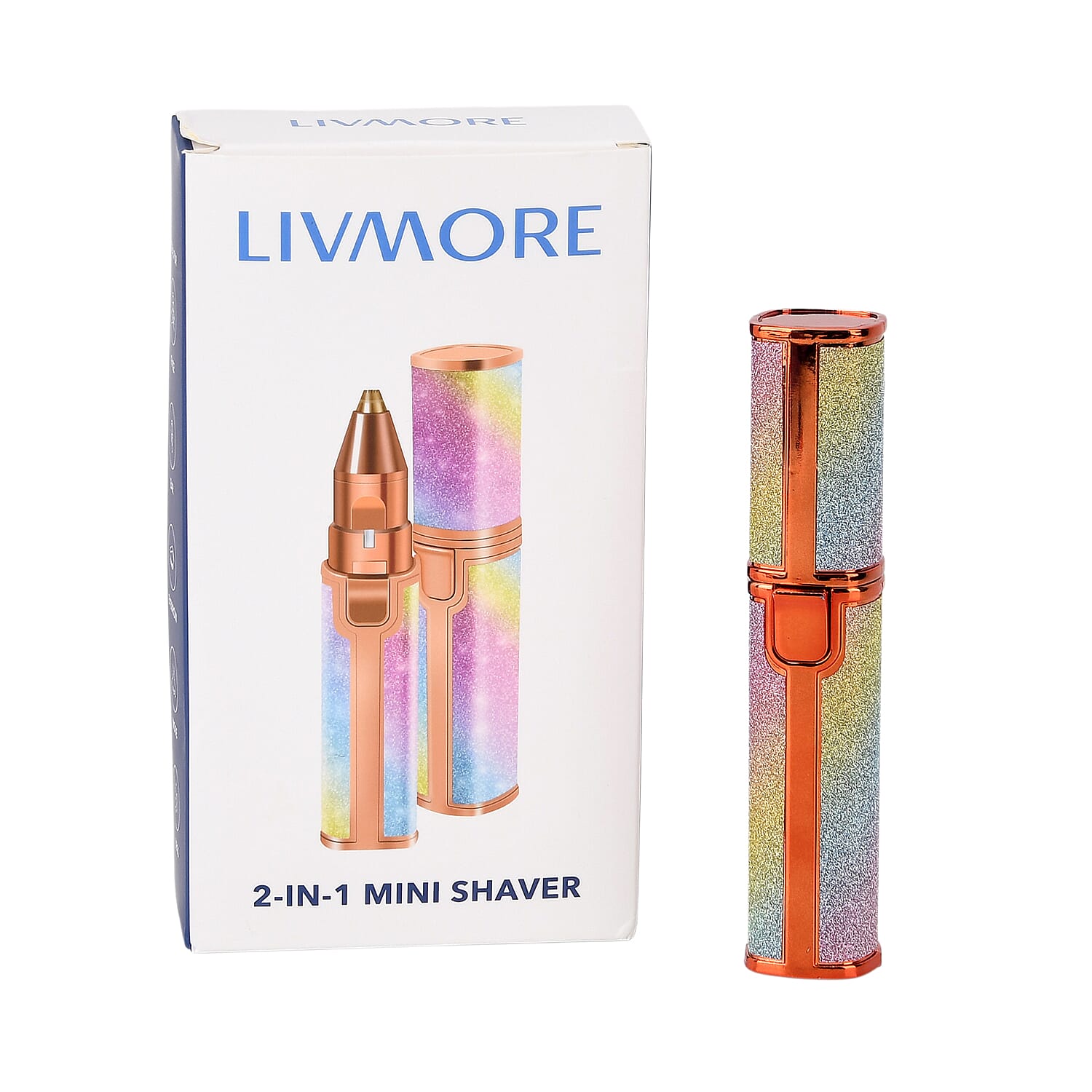 Buy Livmore Beautech 2-in-1 Rechargeable Waterproof Lady Shaver