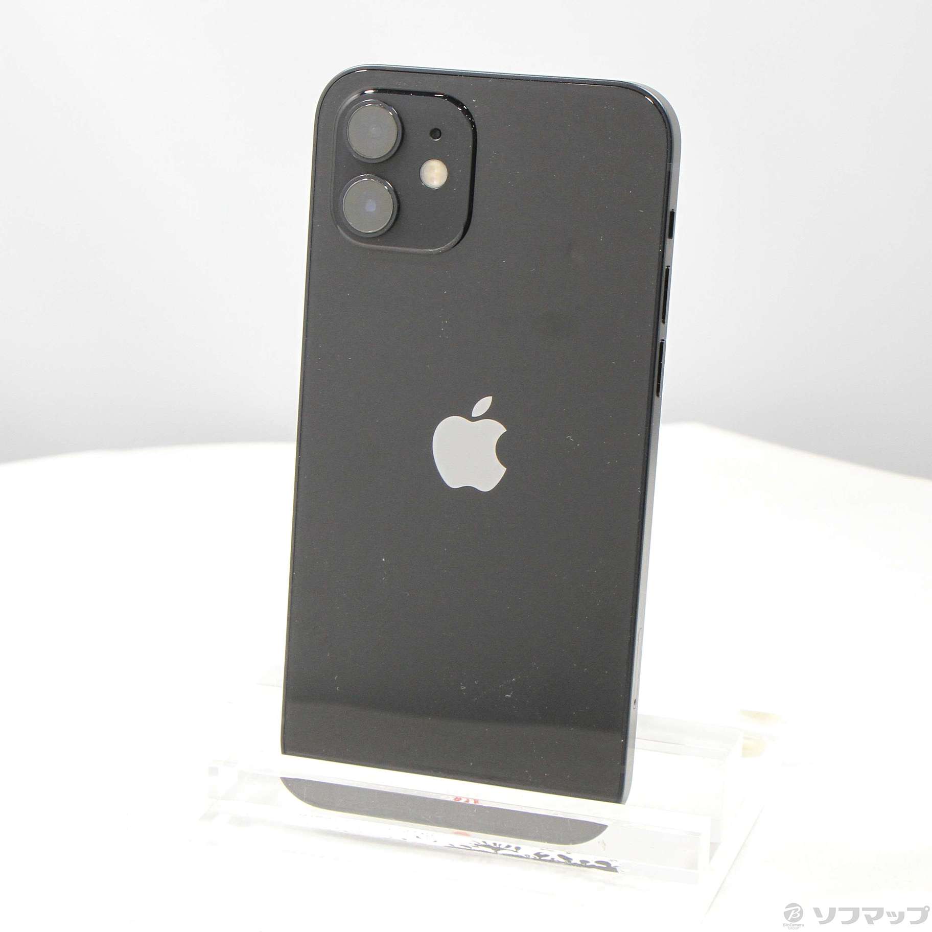 中古】iPhone12 64GB ブラック MGHN3J／A SIMフリー [2133050975979