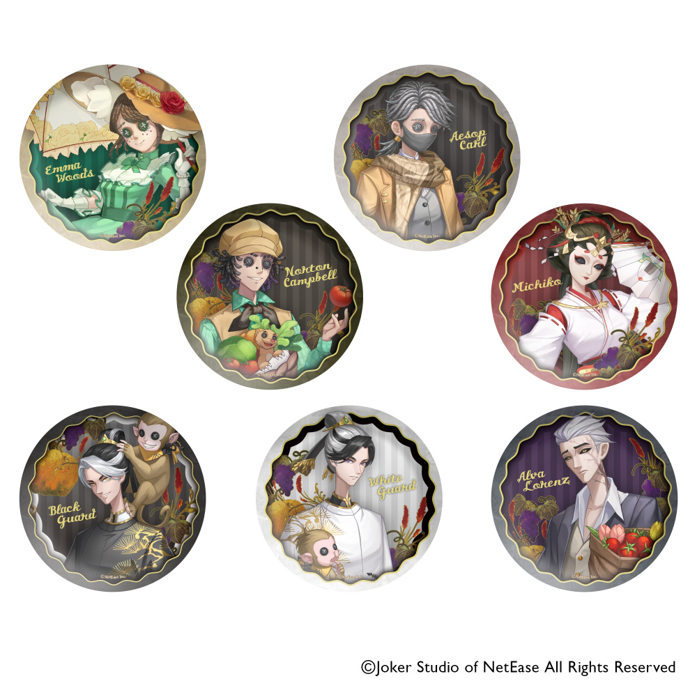 identityV 第五人格 クリスマス ロフト 缶バッジ7点セット identityV