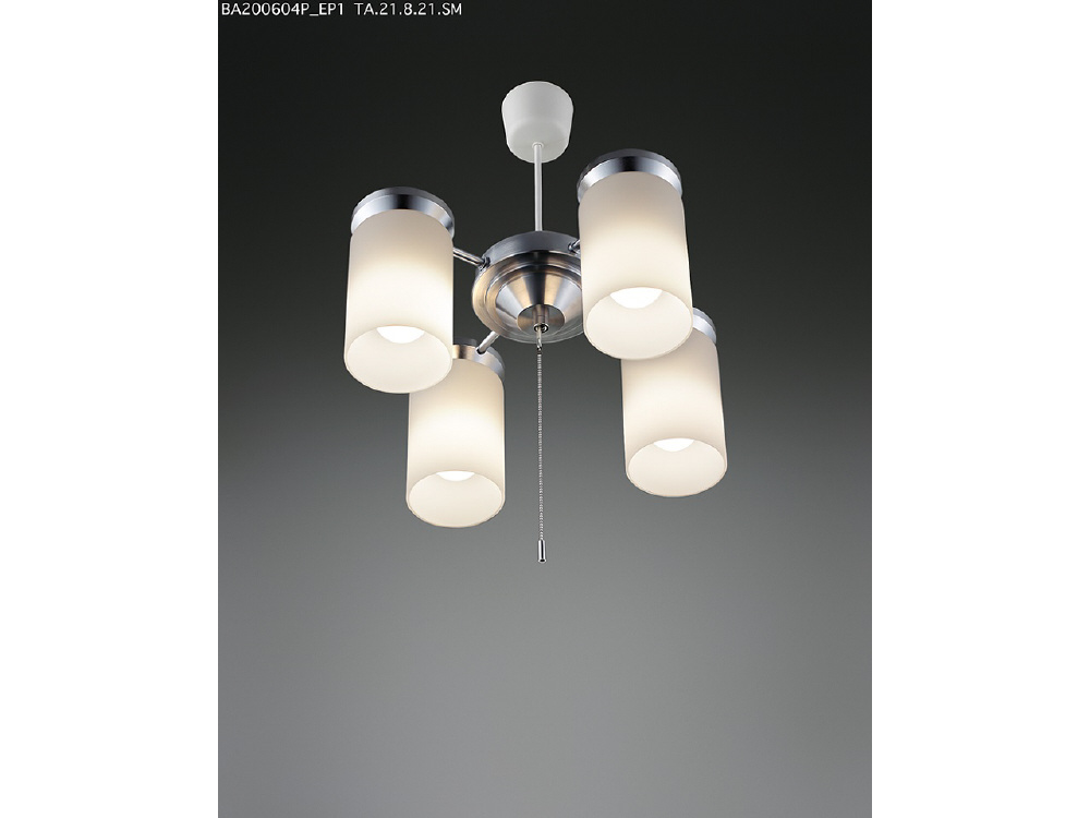 LEDシャンデリア シンプルモダンデザイン 4灯タイプ ［6畳］｜の