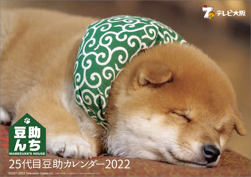 2022年カレンダー【豆助んち】25代目豆助カレンダー2022｜の通販は