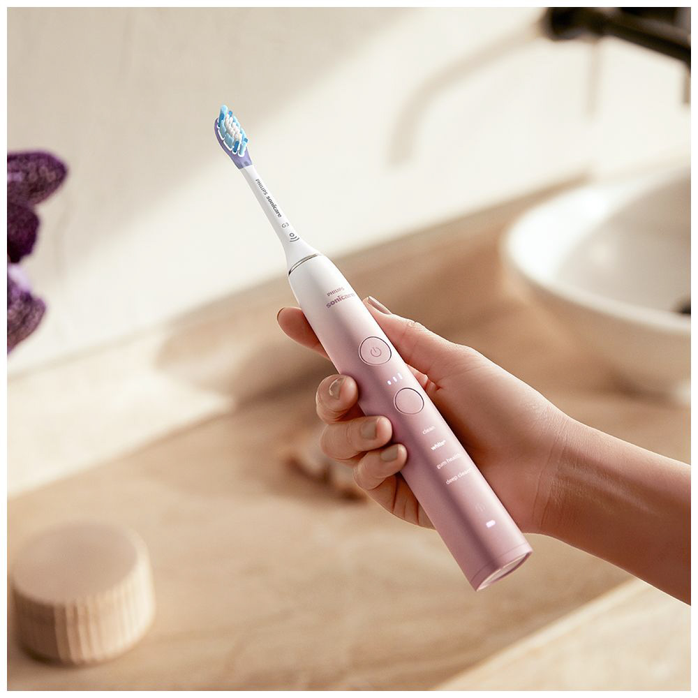 電動歯ブラシ ダイヤモンドクリーン9000 ピンクホワイト HX9911/81