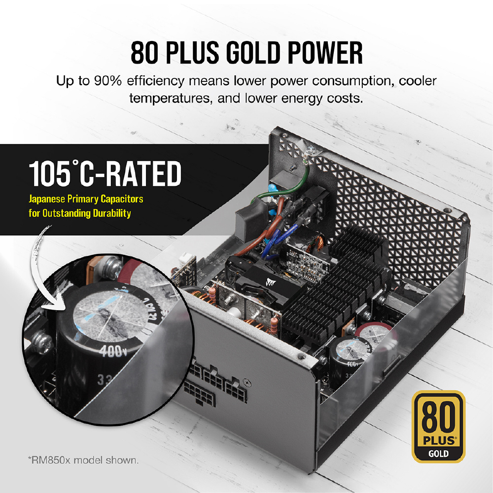 PC電源 RM750x 2021 ブラック CP-9020199-JP ［750W /ATX／EPS /Gold