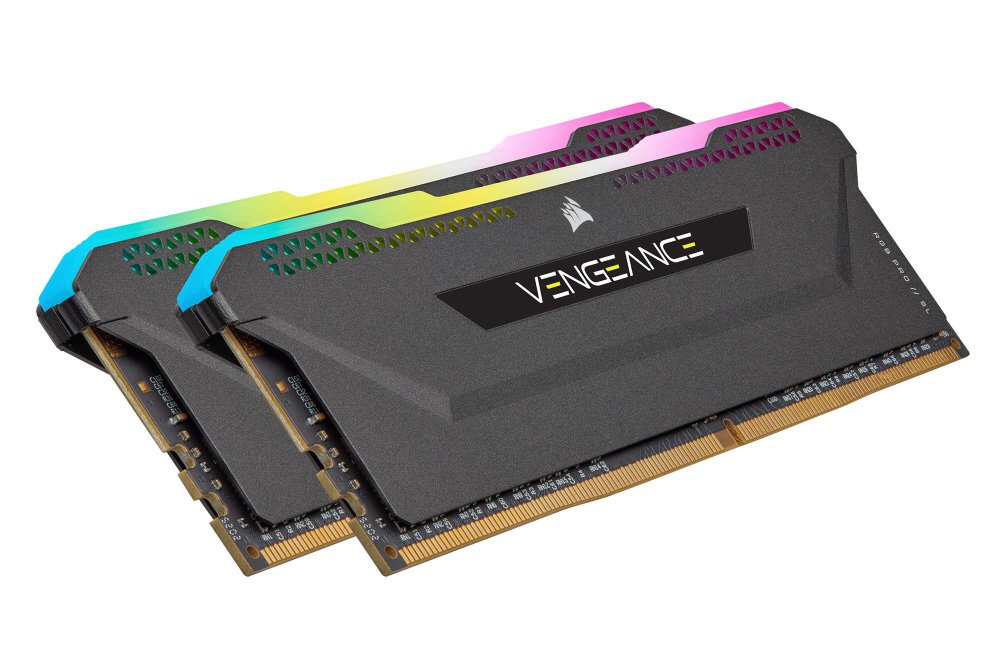 増設メモリ VENGEANCE RGB PRO SL ブラック CMH32GX4M2E3200C16 ［DIMM