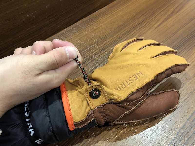 HESTRA インナー外せる レザーグローブ 9 HESTRA インナー外せる