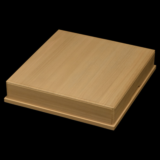 本榧1寸卓上碁盤セット（ハギ盤・上） | 前川榧碁盤店