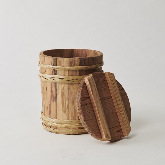 藤井製桶所 味噌桶 10kg用 手作り 桶 藤井製桶所味噌桶10kg用手作り桶