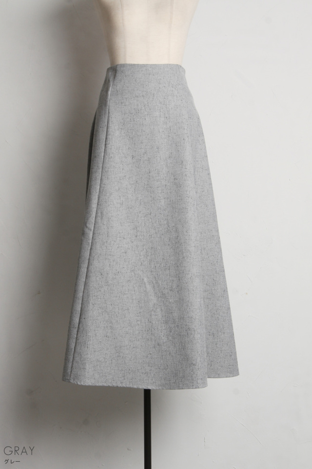 ツイードフレアスカート