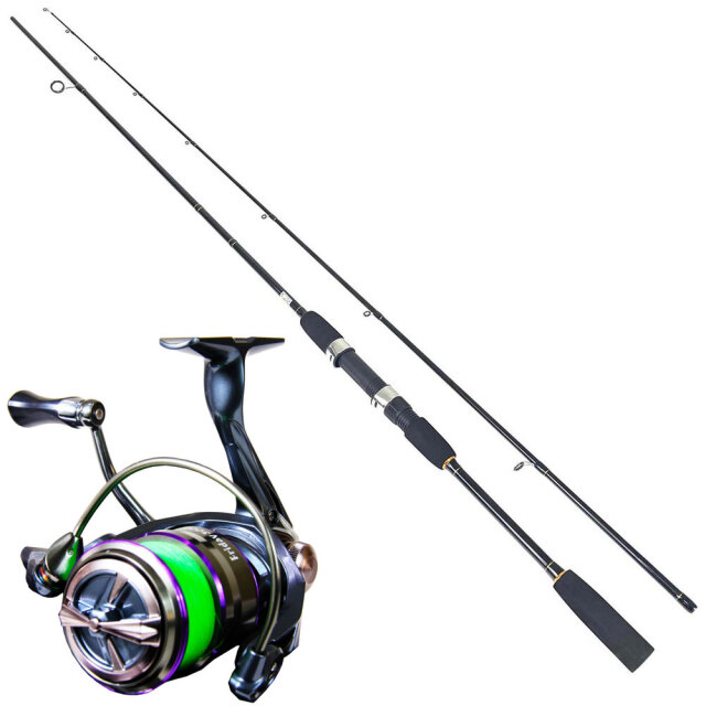 エギングロッド リール エギ豪華セット 新品peライン0.6号着用