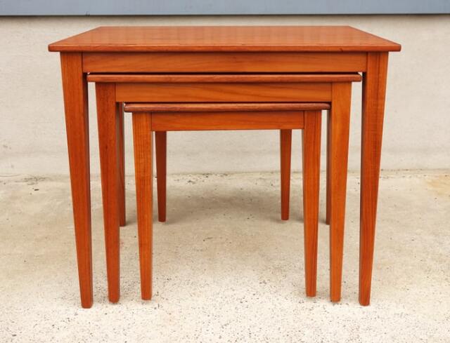 ヴィンテージ・ネストテーブル｜北欧家具アンバーデザイン