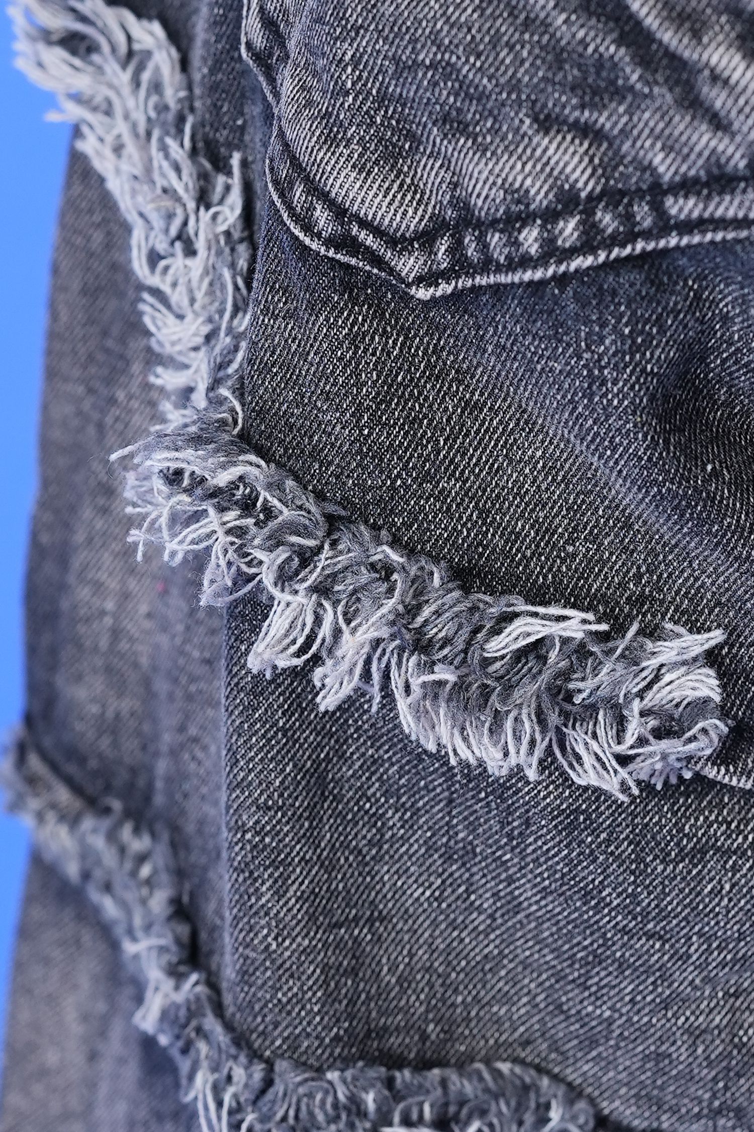 an吉 アンキチ センソユニコ デニム クロップド ワイドパンツ デニム