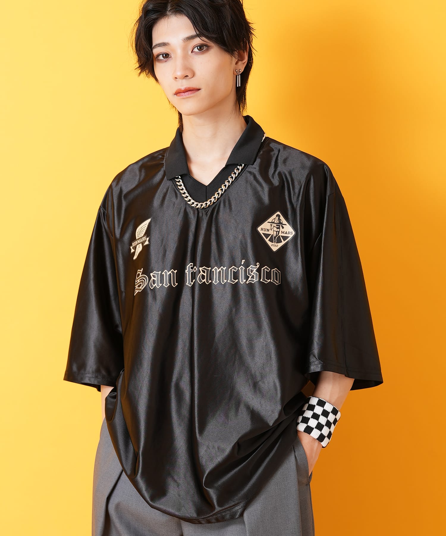 ナンバリングサッカーゲームシャツ / メンズ レディース オーバー