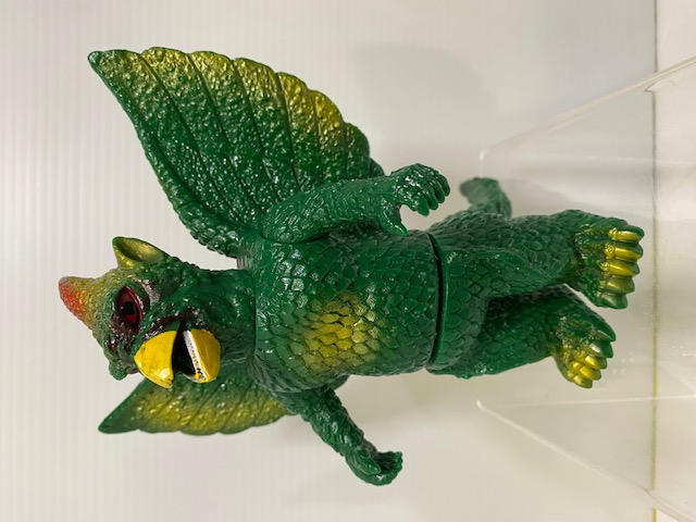 日東☆大巨獣ガッパ☆ソフビ人形 体長 18．0（頭～尾） 当時物 JAPAN