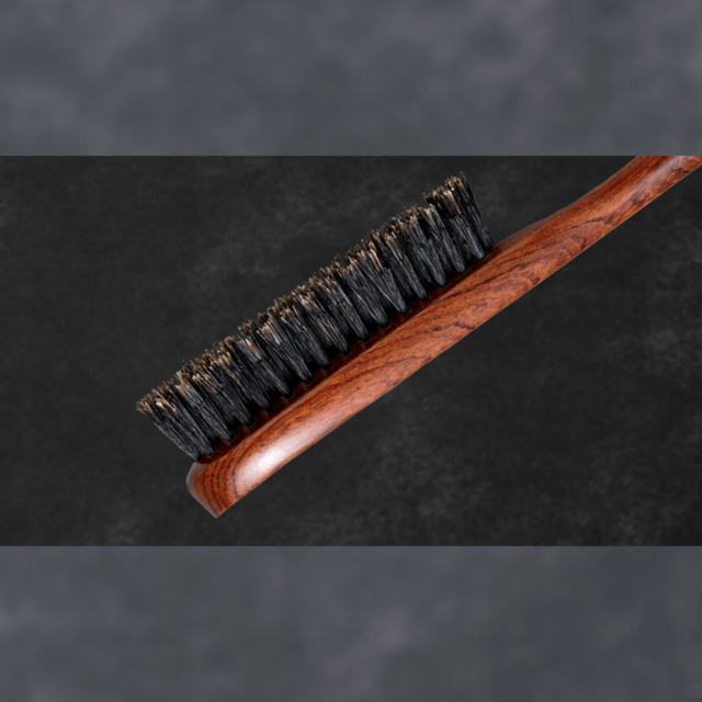 ウエダ美粧堂化粧筆正規取扱店】 BISYODO天然毛ヘアブラシHB-01