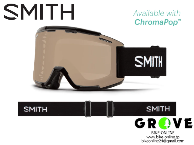 SMITH スミス [ Squad MTB BLACK ] - ChomaPOP LowLight Amber & Clear