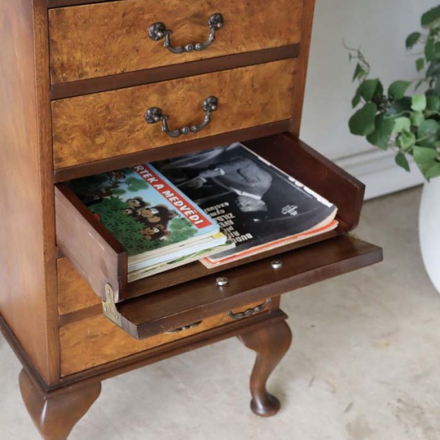 英国アンティークレコードキャビネット【ウォールナット】 商品番号