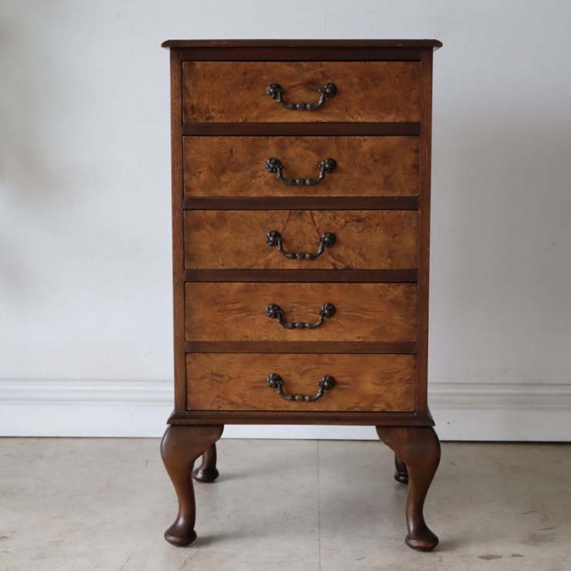 英国アンティークレコードキャビネット【ウォールナット】 商品番号