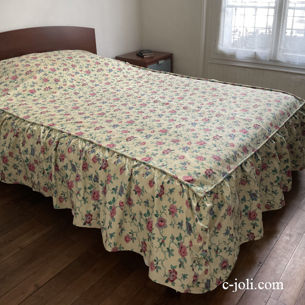 リネンシーツ・ベッドカバー アンティーク セジョリ