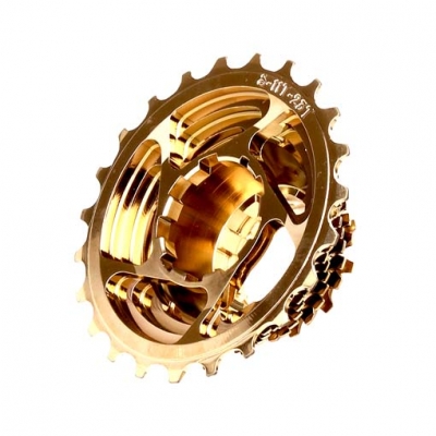 TNI アルミカセットスプロケット シマノ 11速 ゴールド ｜ ロード