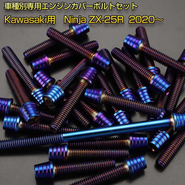 エンジンカバー ボルトセット Ninja ニンジャ ZX-25R 26本セット