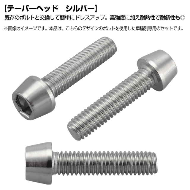 エンジンカバー ボルトセット ニンジャ ZX-14R ZZR1400 29本セット