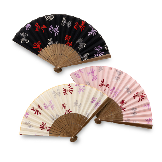 sakai kitchen〈堺キッチン〉【左海壷人】注染扇子 ケース付き 束ね熨斗