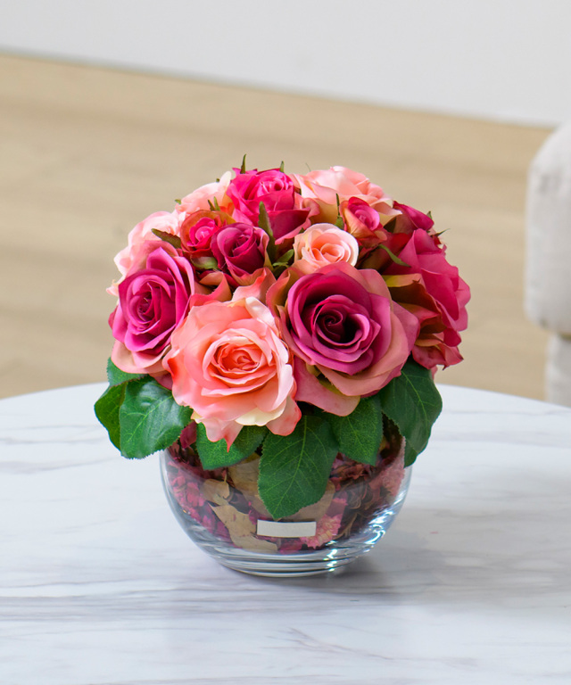 ローズポプリアレンジM-p 高品質 ギフト プレゼント お祝い アーティ