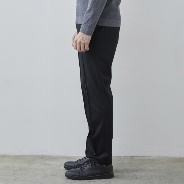 会員様限定] 超ストレッチパンツ ヘリンボーン柄 ニットポンチ ドロー