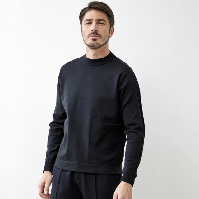 会員様限定SALE]【弾くニット】超撥水 ハイスペック機能 クルーネック