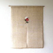 のれん おしゃれ 麻 和風 手描きのれん 山里桜 [wlj1014] | ギギliving