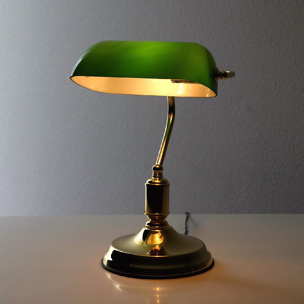 バンカーズライト おしゃれ テーブルランプ デスクランプ アンティーク