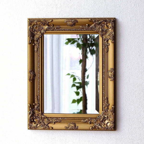 ウォールミラー 壁掛けミラー 鏡 おしゃれ 壁掛け クラシック