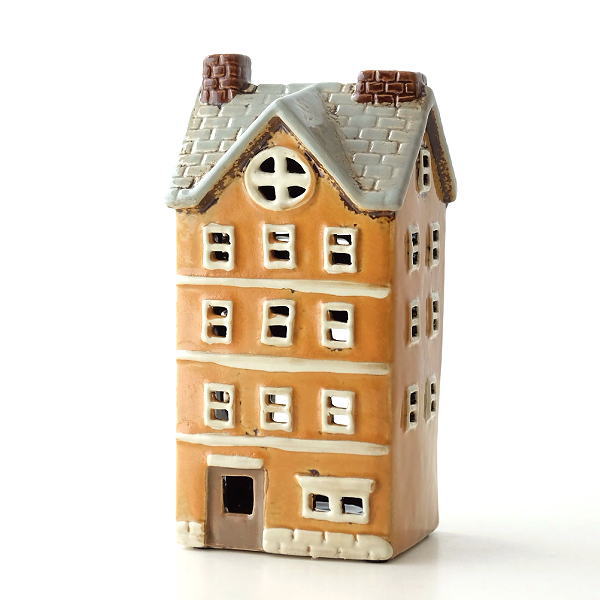 キャンドルホルダー 家 陶器 キャンドルハウス おうち 家型 かわいい