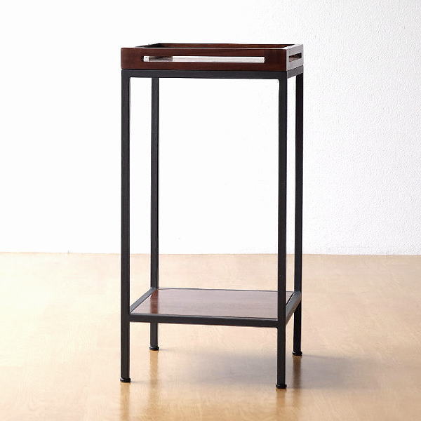 花台 木製 フラワースタンド 玄関 室内 屋内 天然木 無垢材 サイド