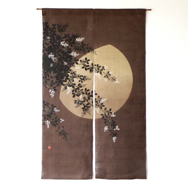 のれん 暖簾 おしゃれ 麻 リネン 麻のれん 和風 和柄 間仕切り 麻100