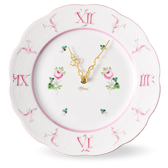 ウィーンの薔薇・ピンク] ウォールクロック