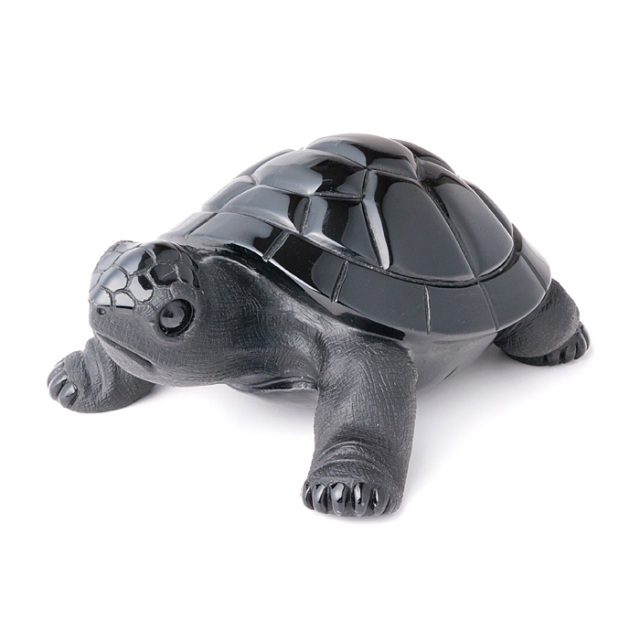 彫刻 亀 （オブシディアン） No.74 | 神棚・神具の製造販売通販なら